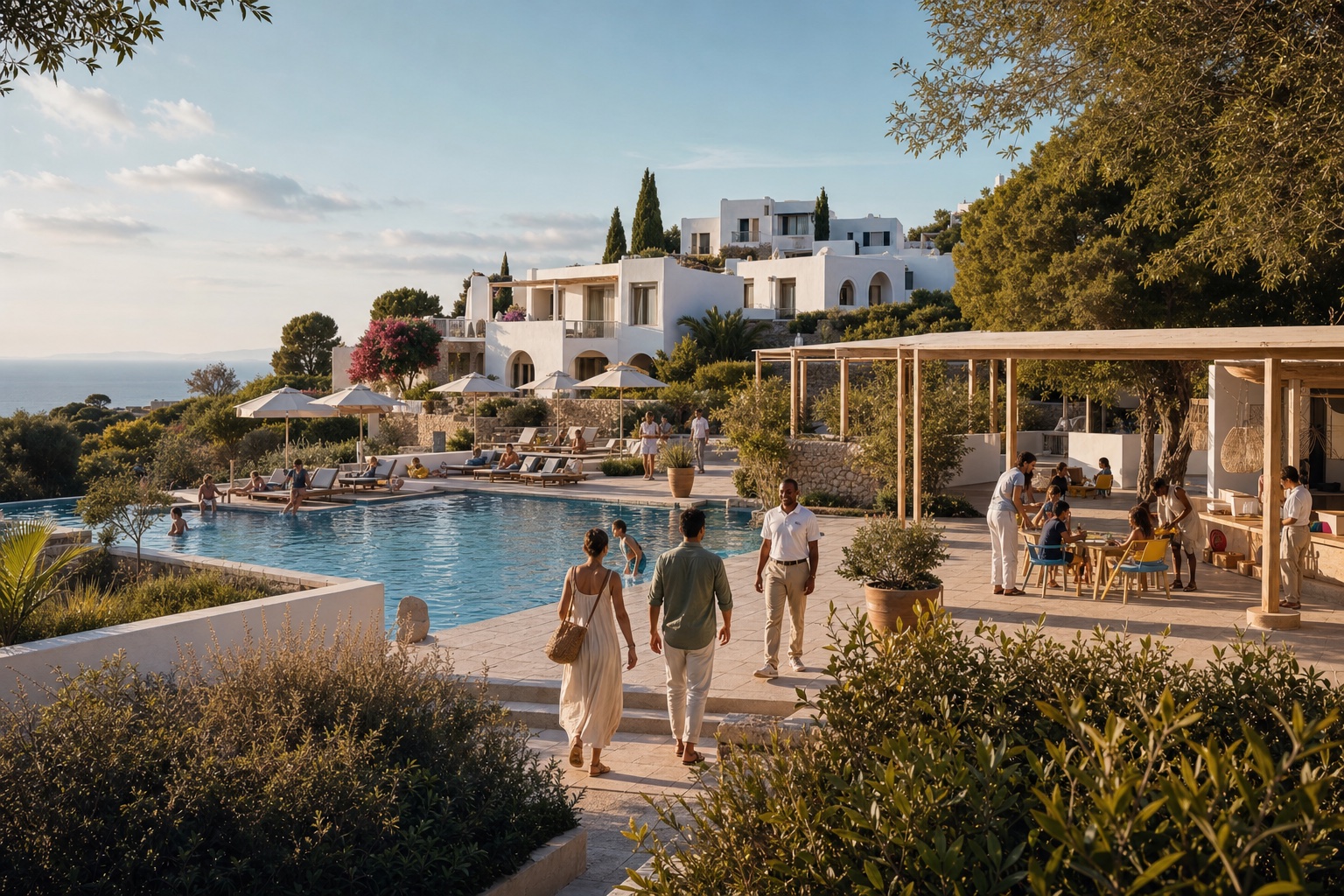 Mediterranean holiday resort