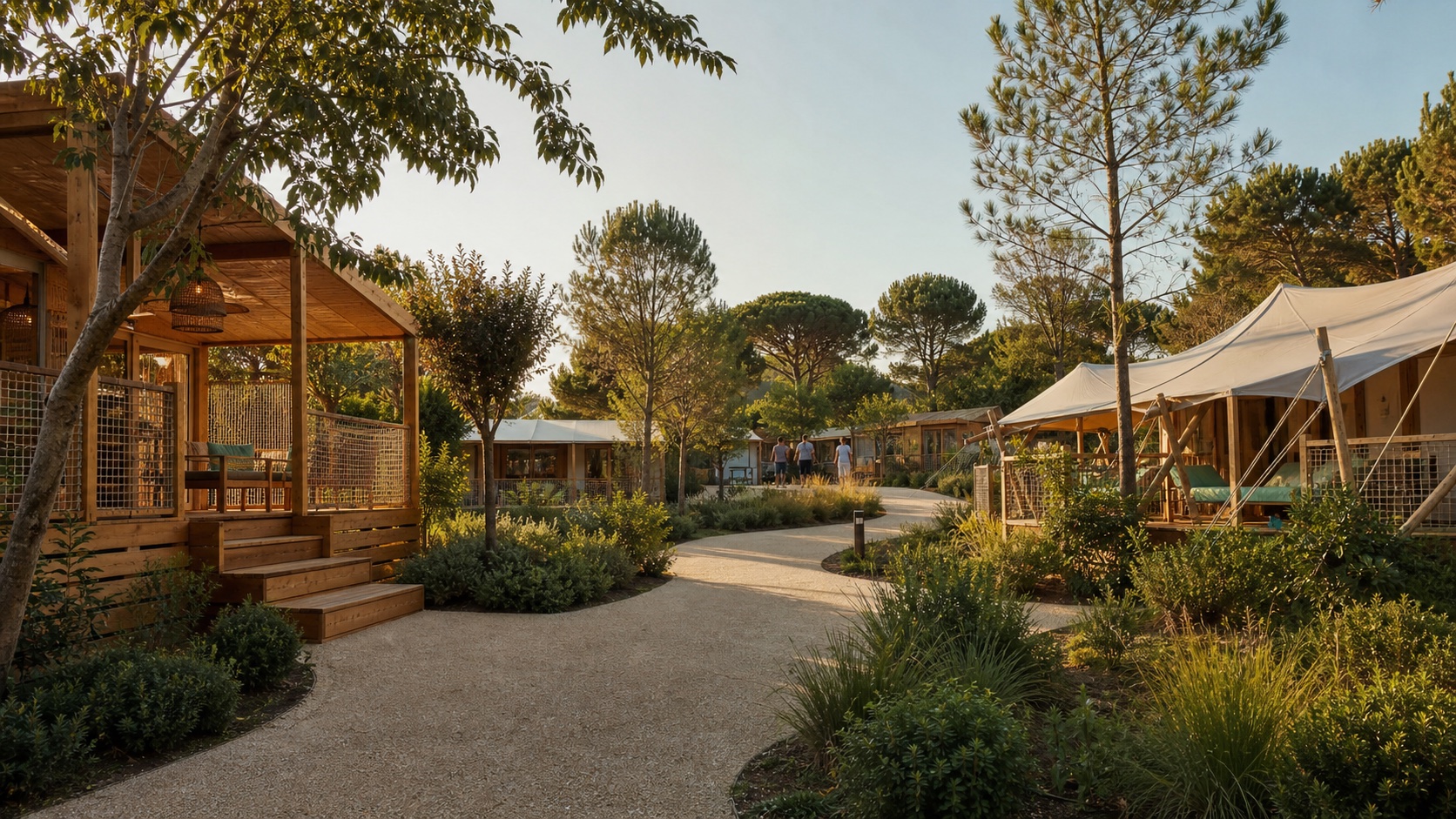 Premium outdoor hospitality accommodation